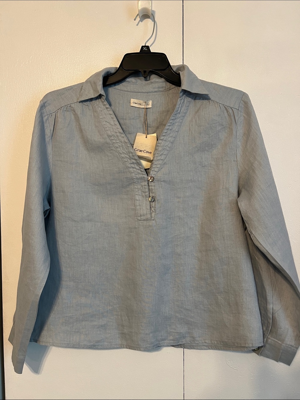 Grace Cove Pure Linen Shirt Size XL NWT
